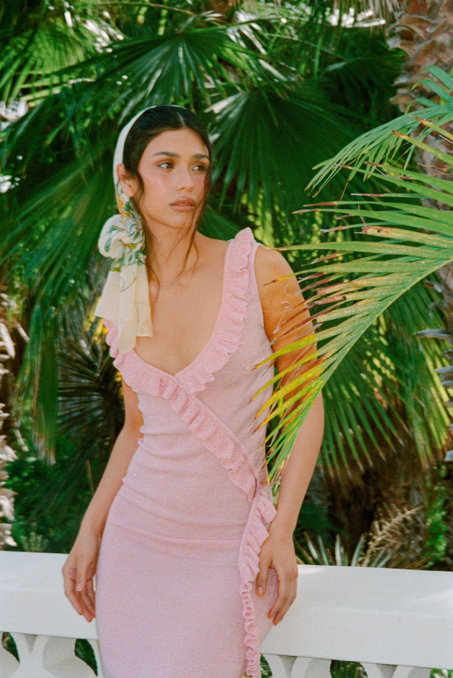 Antonella Maxi Dress - Pink Salt