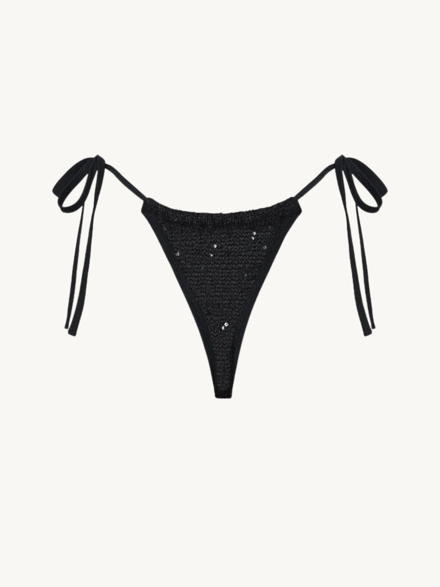 Lio Bikini Bottom - Black Sequin