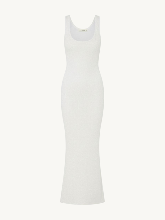 Ana Dress - Star White Sequin