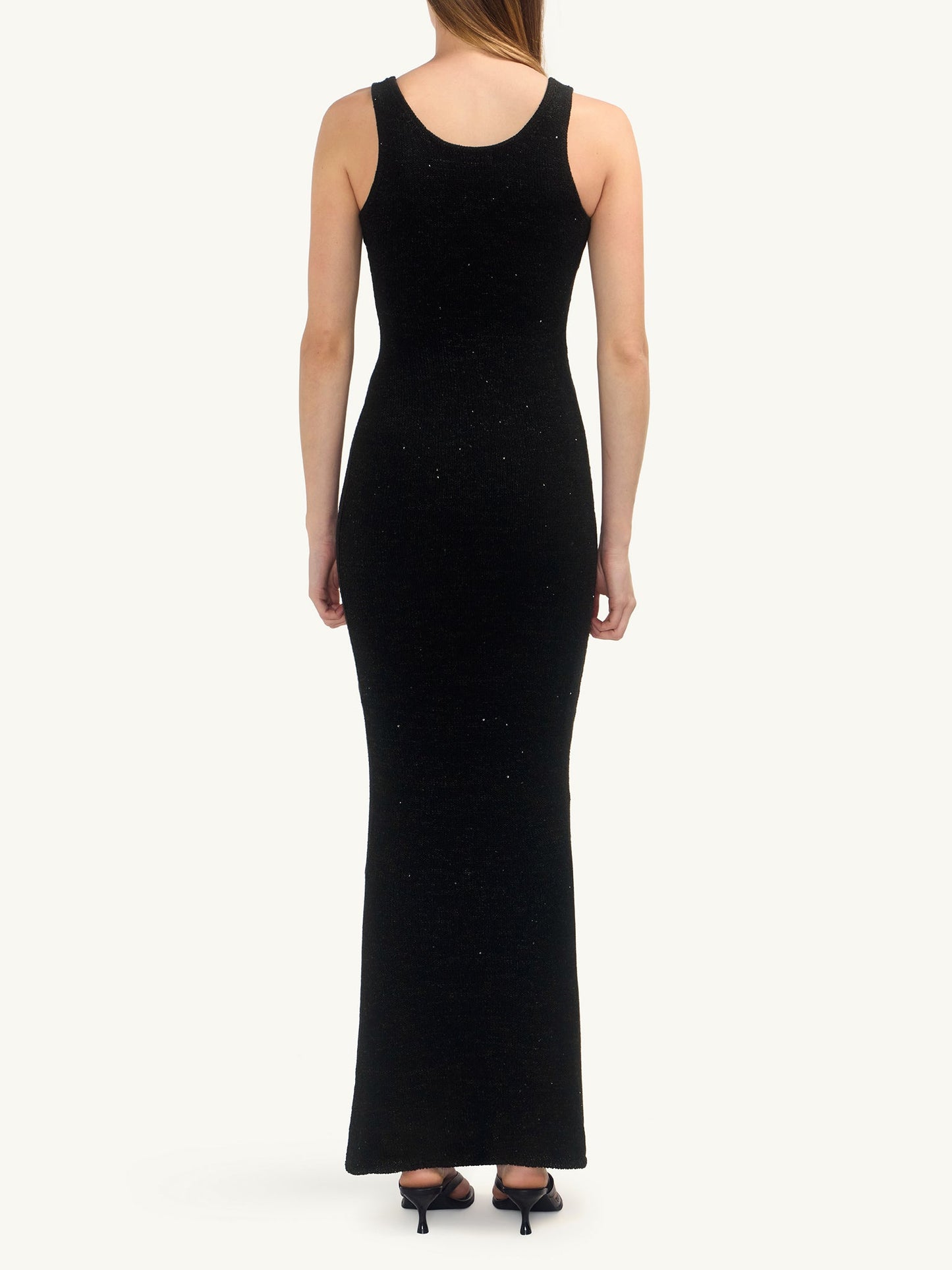 Ana Dress - Black Sequin