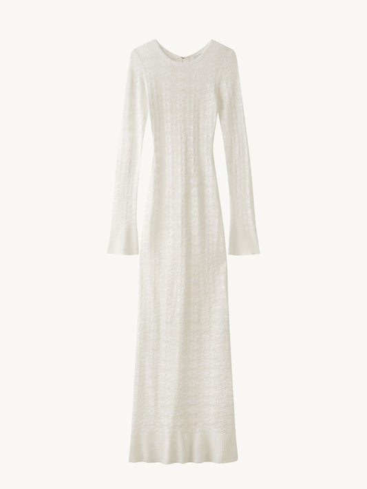 Miranda Long Sleeve Dress - Ivory