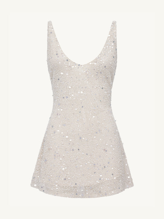 Ophelia Mini Dress - Salt