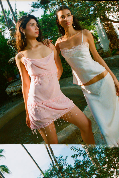 Nikolina Camisole - Salt/Pink Salt