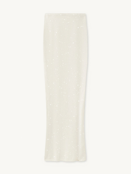 Carolina Skirt - Star White Sequin