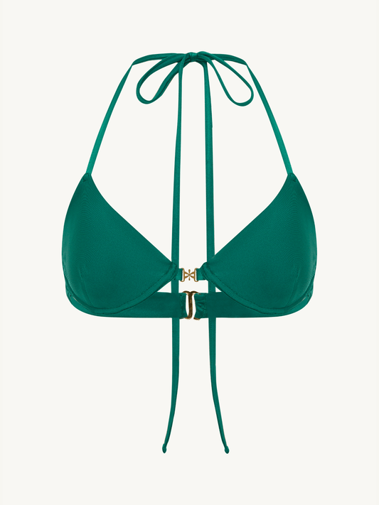 Isabella Bikini Top - Palm Green