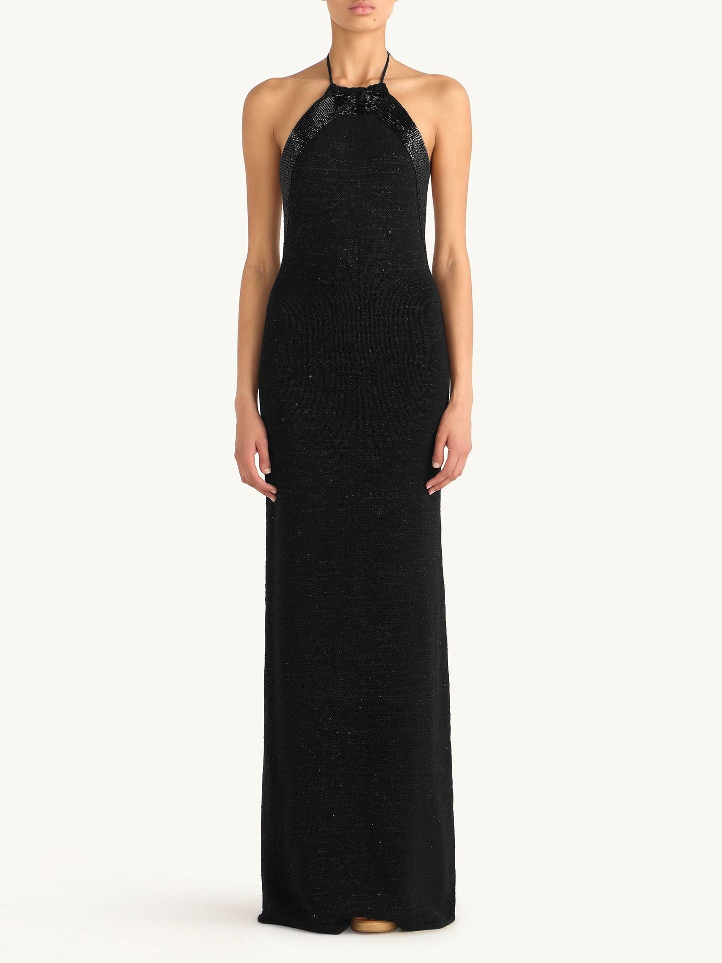 Katie Dress - Black Sequin