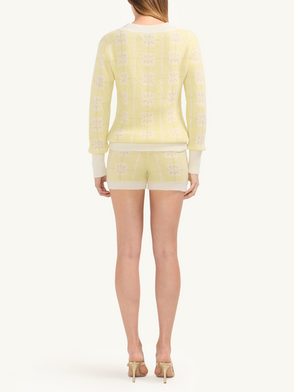 Gigi Jacquard Short - Butter