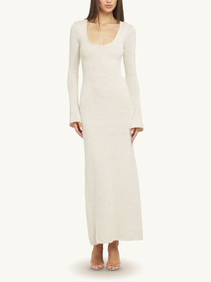 Ella Long Sleeve Dress - Snow Sequin