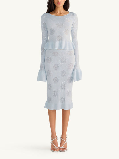 Rafaella Midi Skirt - Mist