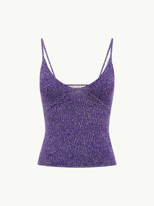 Carolina Camisole - Violet Sequin