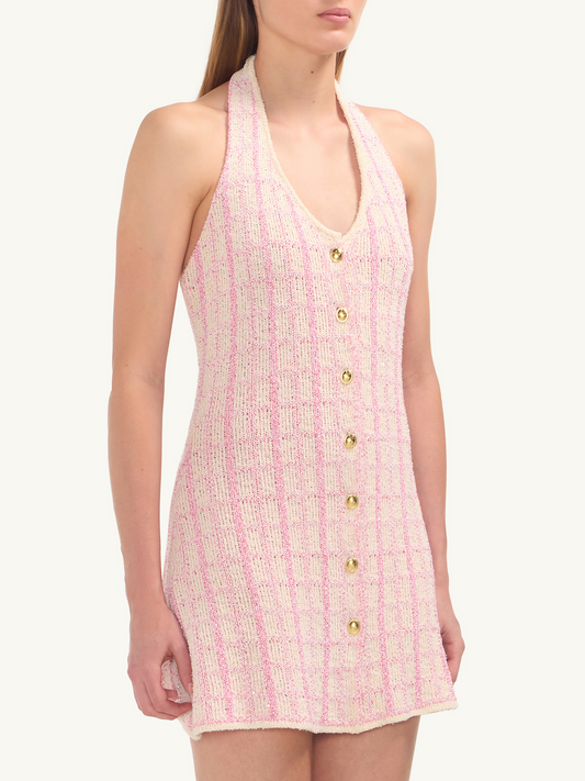 Bianca Mini Dress - Bon Bon Pink