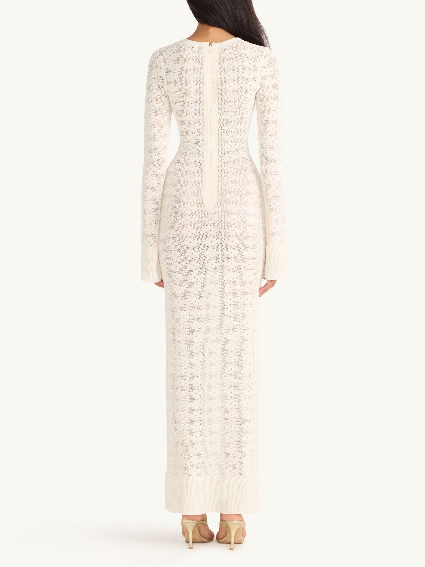 Miranda Long Sleeve Dress - Ivory