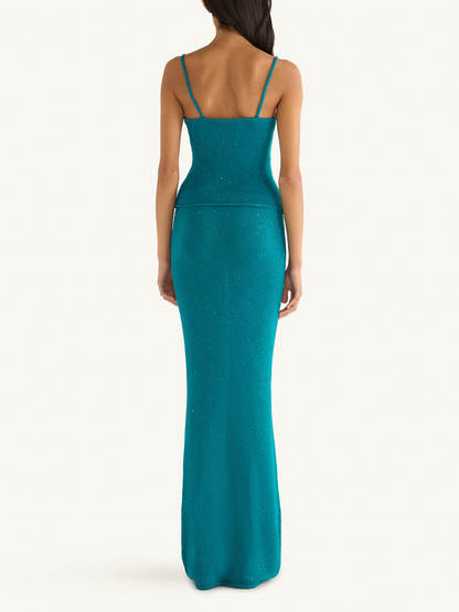 Carolina Camisole - Palm Green Sequin