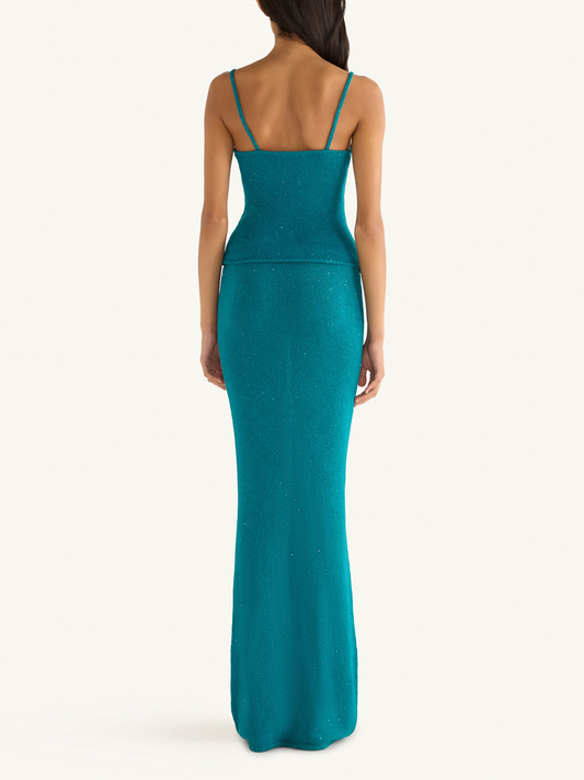 Carolina Camisole - Palm Green Sequin