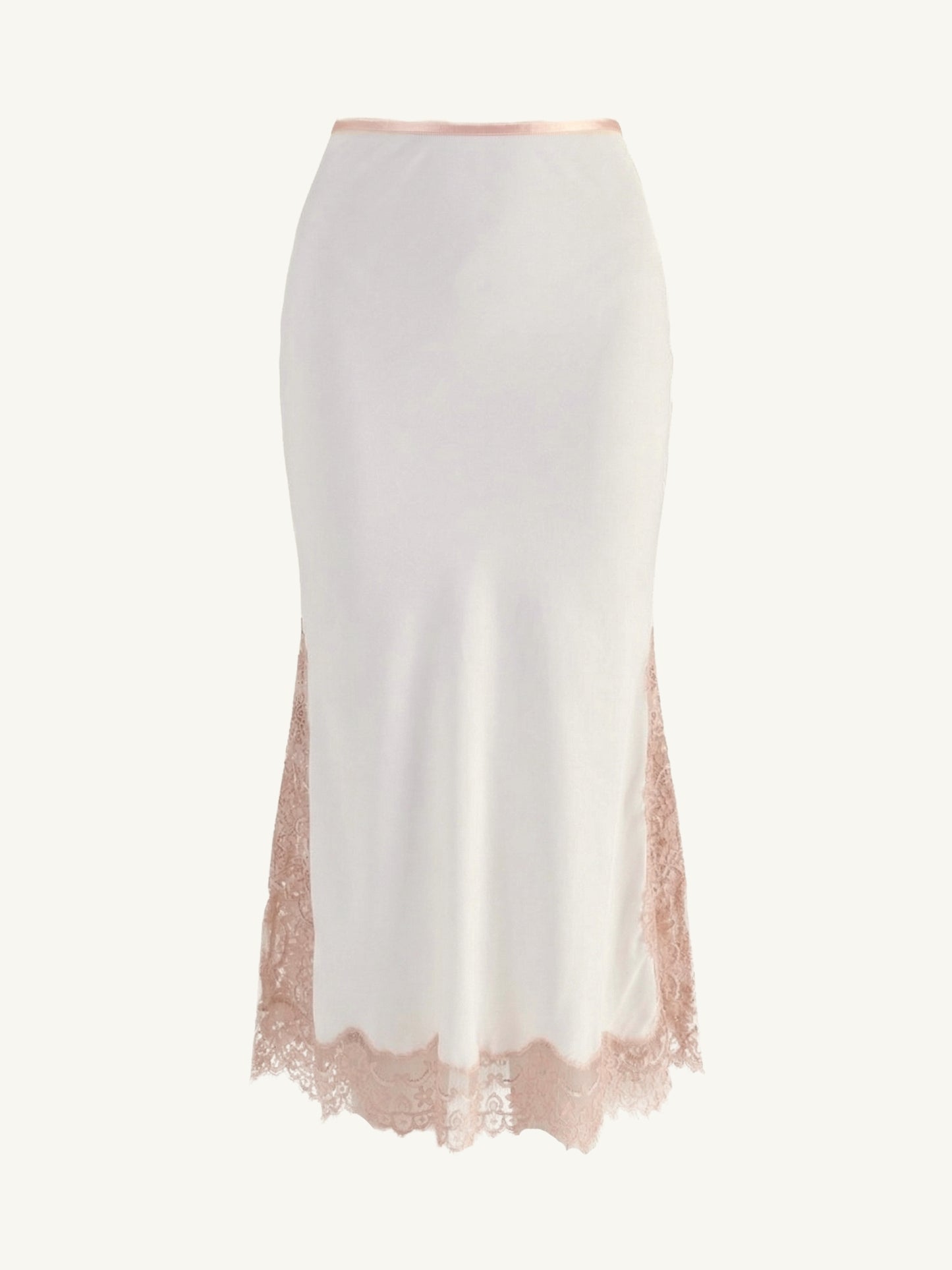 Nikolina Midi Skirt - Salt/Pink Salt