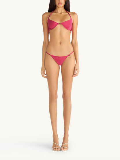 Isabella Bikini Top - Geranium