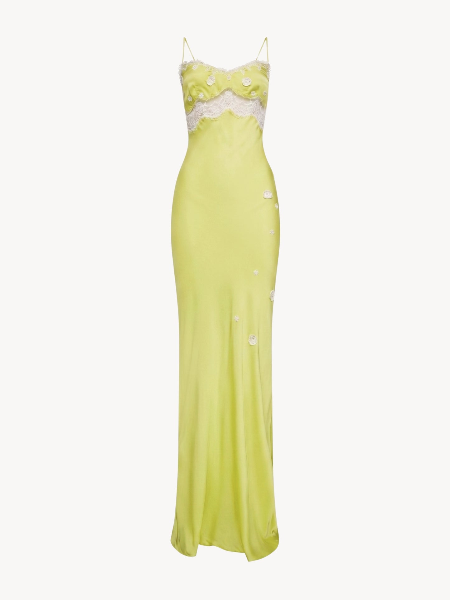 Arlette Hand Beaded Dress - Pistachio