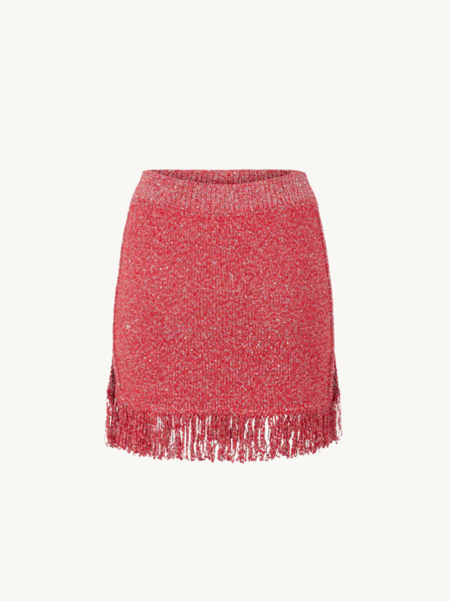 Dana Fringe Mini Skirt - Rossa Sequin