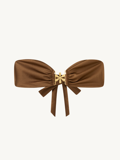 Mia Bikini Top - Cocoa