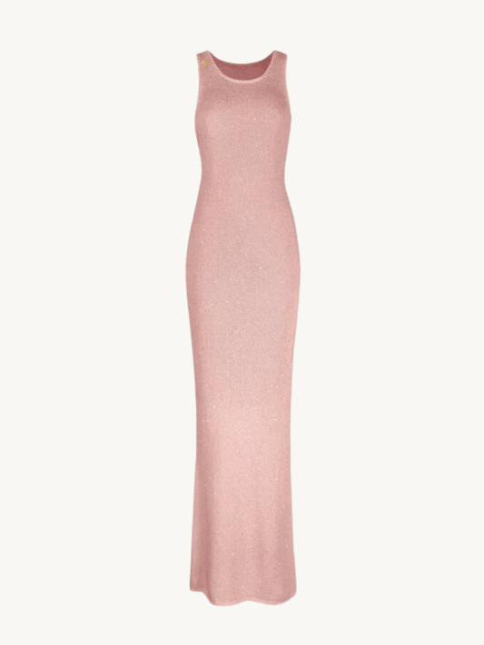 Natalia Dress - Blush Sequin
