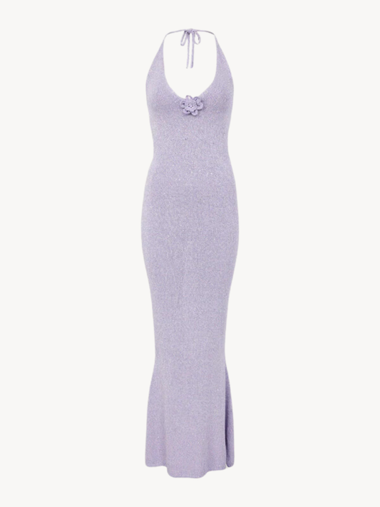 Daphne Dress - Lavender Sequin