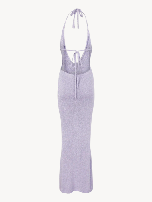 Daphne Dress - Lavender Sequin