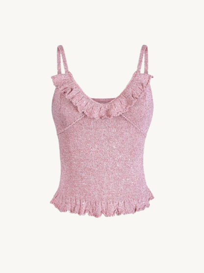 Michaela Camisole - Blush Sequin