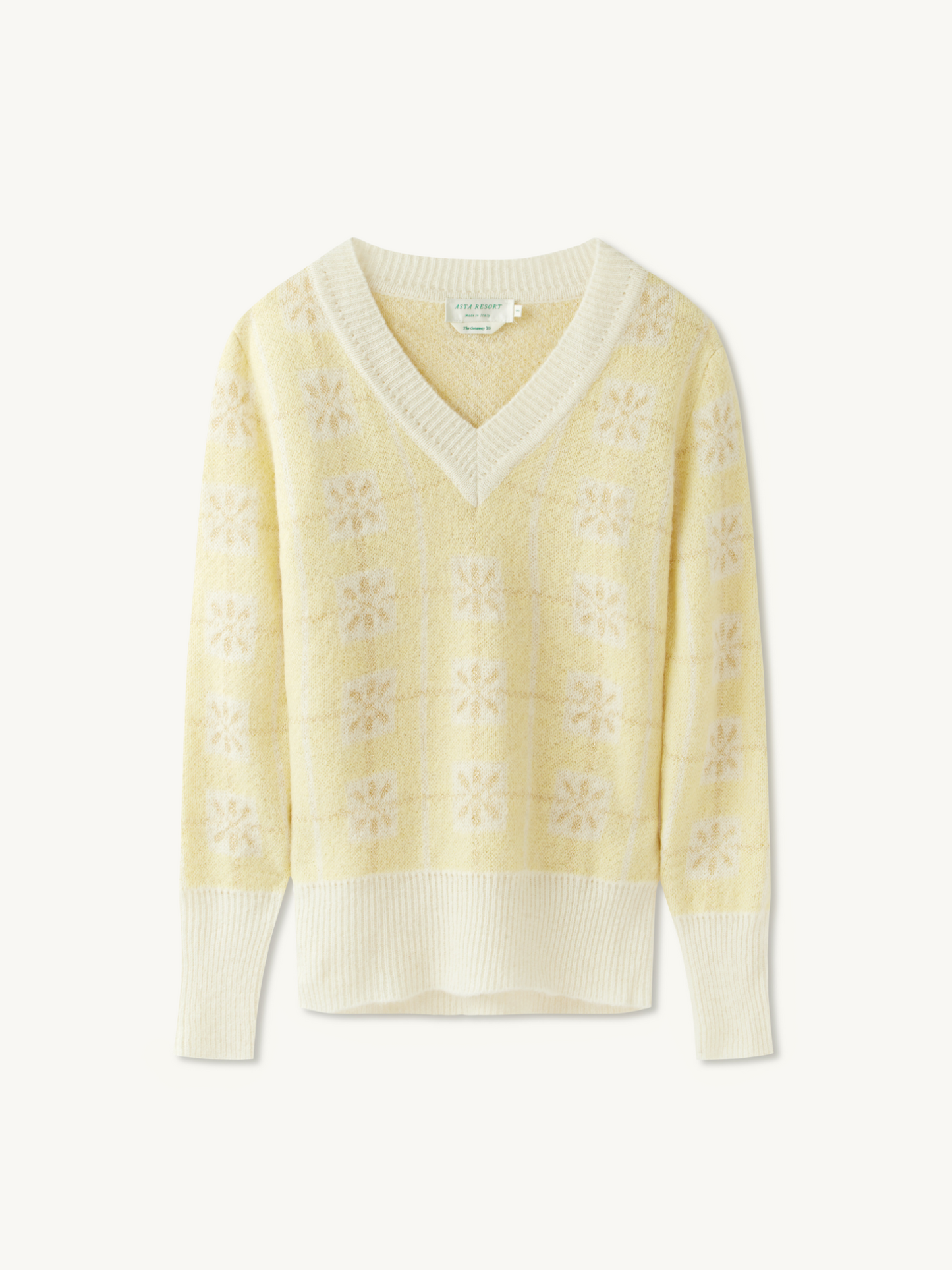 Gigi Jacquard Sweater - Butter