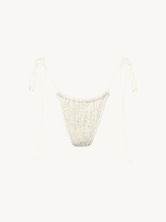 Lio Bikini Bottom - Ivory Sequin