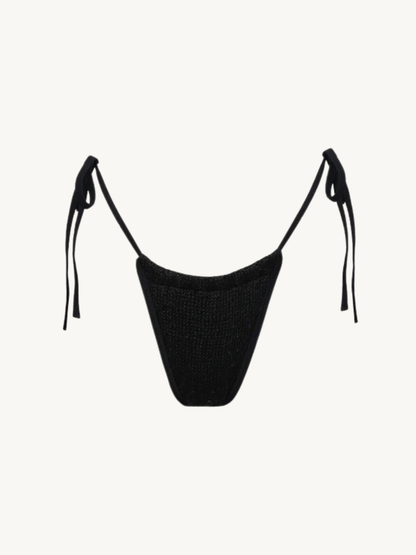 Lio Bikini Bottom - Black Sequin