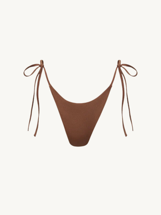Mia String Bikini Bottom - Cocoa