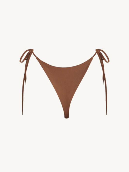 Mia String Bikini Bottom - Cocoa