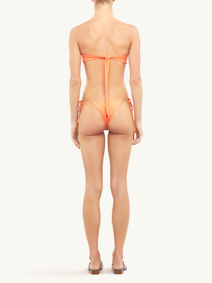 Mia String Bikini Bottom - Tangerine