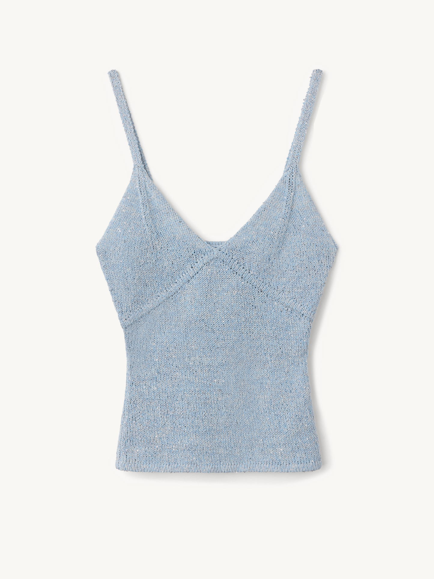 Carolina Camisole - Sky Blue Sequin