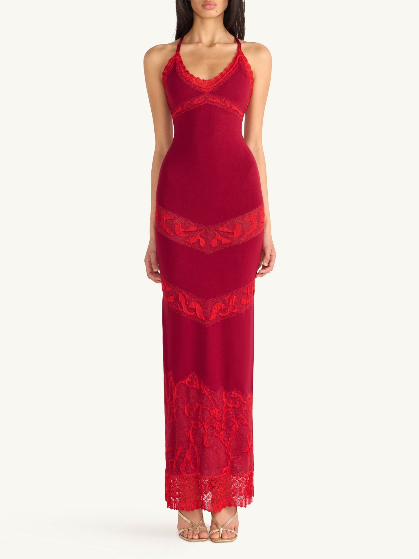 Genevieve Dress - Wine