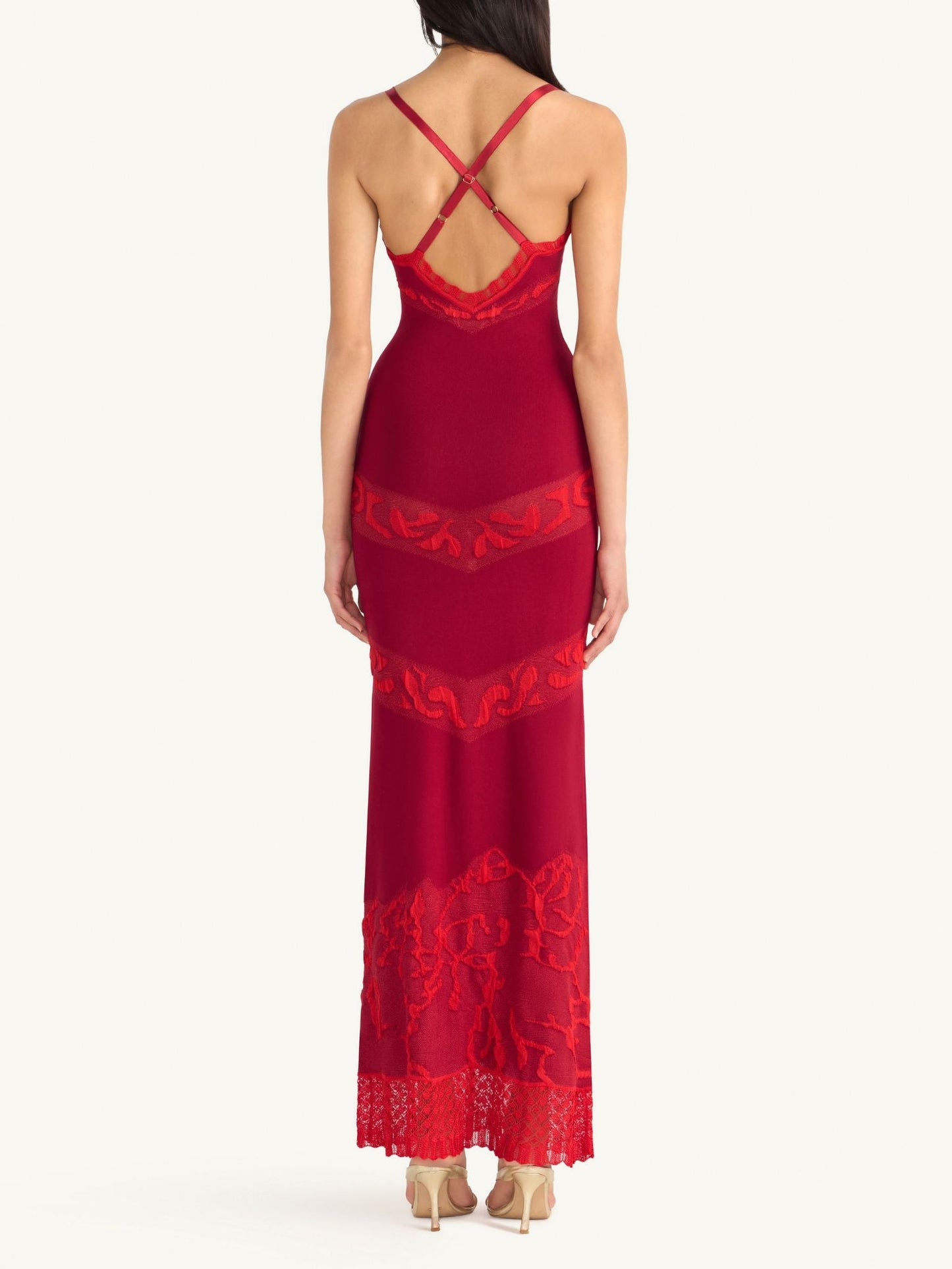 Genevieve Dress - Wine