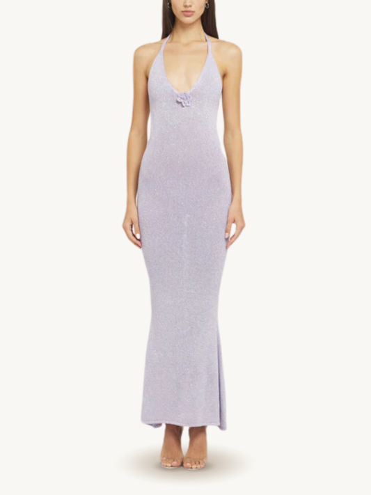 Daphne Dress - Lavender Sequin