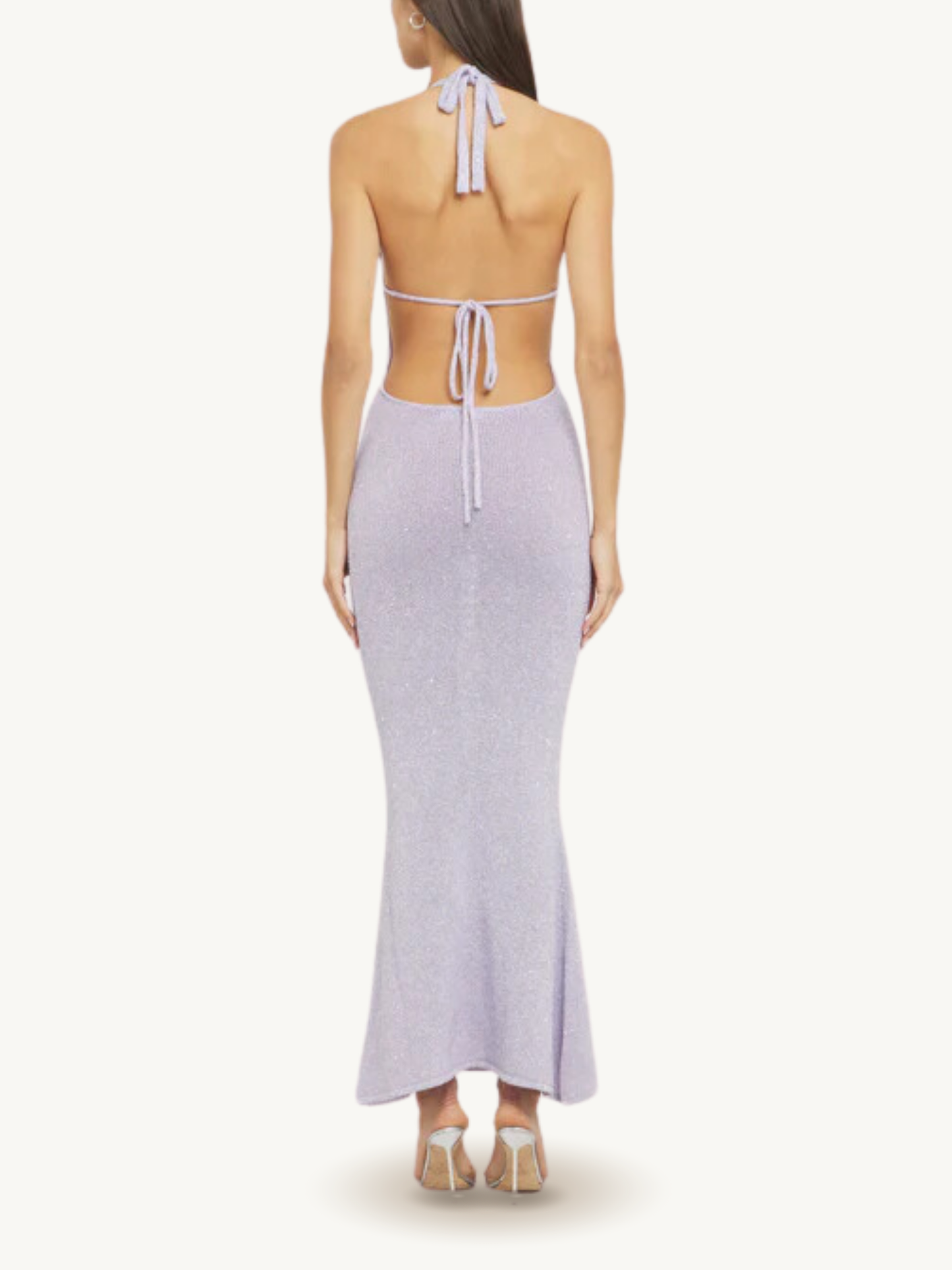 Daphne Dress - Lavender Sequin