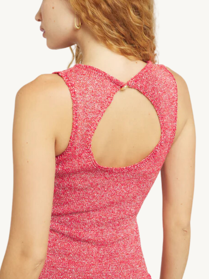 Dana Fringe Top - Rossa Sequin