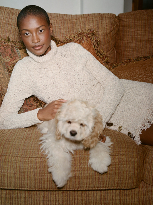 Angelina Mini Skirt - Snow