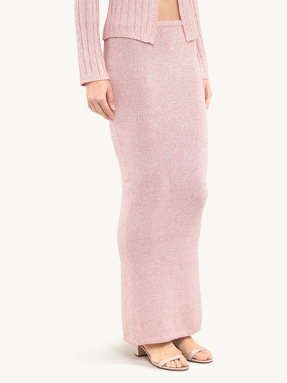 Carolina Skirt - Bon Bon Pink Sequin
