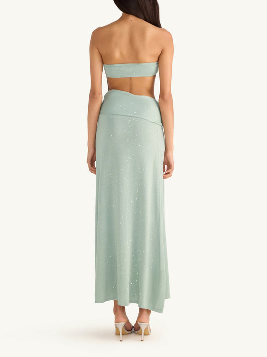 Lena Dress - Aqua Green