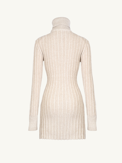 Diana Mini Dress - Snow Shimmer