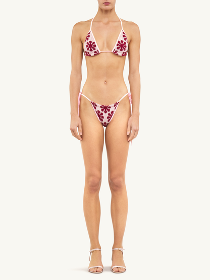 Lio Bikini Top - Pink Delilah Sequin