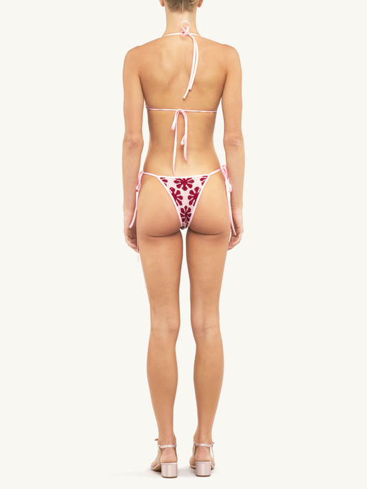 Lio Bikini Top - Pink Delilah Sequin