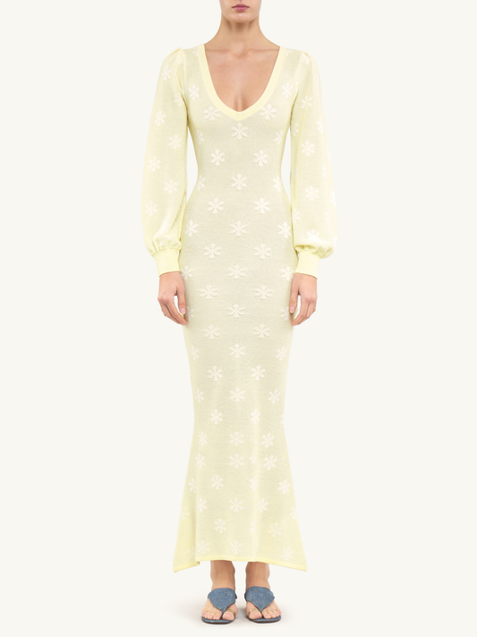 Lorena Dress - Butter Creme