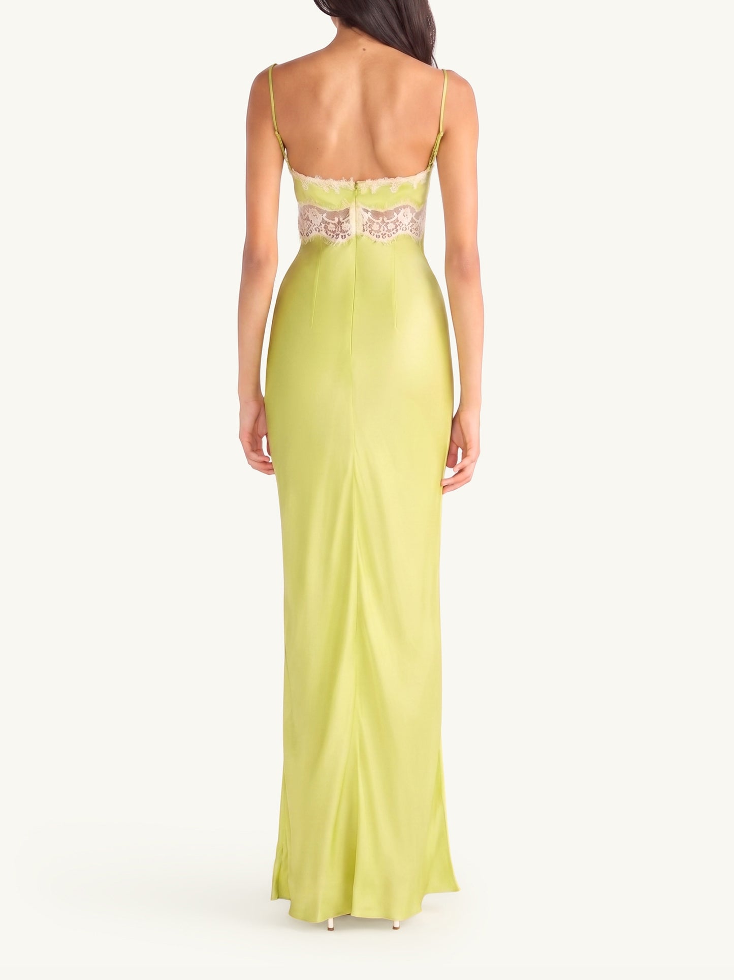 Arlette Hand Beaded Dress - Pistachio