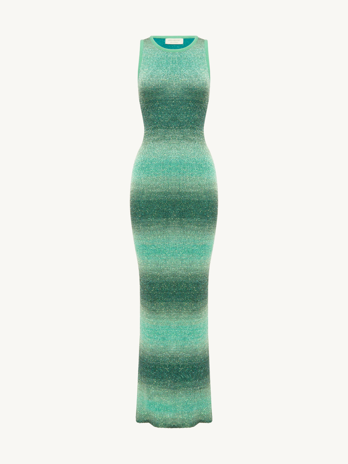 Natalia Ombre Dress - Palm Green Sequin