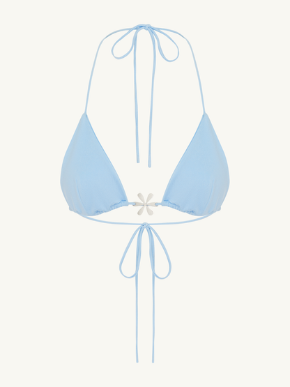 Juliana Bikini Top - Ice Blue