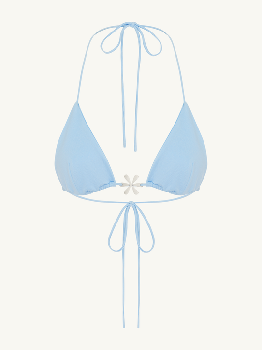 Juliana Bikini Top - Ice Blue